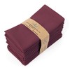Natural Craft Cloth Napkins Set of 12 Cotton Linen 18x18