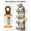 ODesign 4 Tier Height-Adjustable Shower Caddy Hanging Anti-Swing-Over The Shower