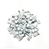 White Plastic Flat Electrical Wire Cable Clips TV Phone Internet