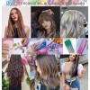 Conjunto De Extensiones De Cabello Con Peluca Brillante 90cm