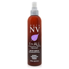 Pure NV 1 For ALL Weightless Leave In Conditioner Detangle & Eliminate Frizz, Botanically Based, Keratin, Collagen & Argan Oil Infused (8.5 Oz)