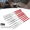 10Pcs Electroplating Shaping File Kit Hand Tools for Woodwork Metal