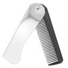 BIUDECO Stainless Steel Folding Hair Brush Mini Portable Comb for