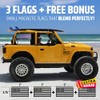 Premium American Flag Magnets for Trucks and Cars (3 Pack)