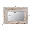 EMAISON 36 X 24 inch Wall Mount Wood Frame Bathroom