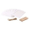 DOITOOL 10-Piece Photo Frame Paper DIY Photo Frame Hanging Set