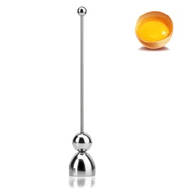 Stainless Steel Egg Cracker Tool for Raw Eggs - Easy Egg Cutter and Topper, Kitchen Tool
