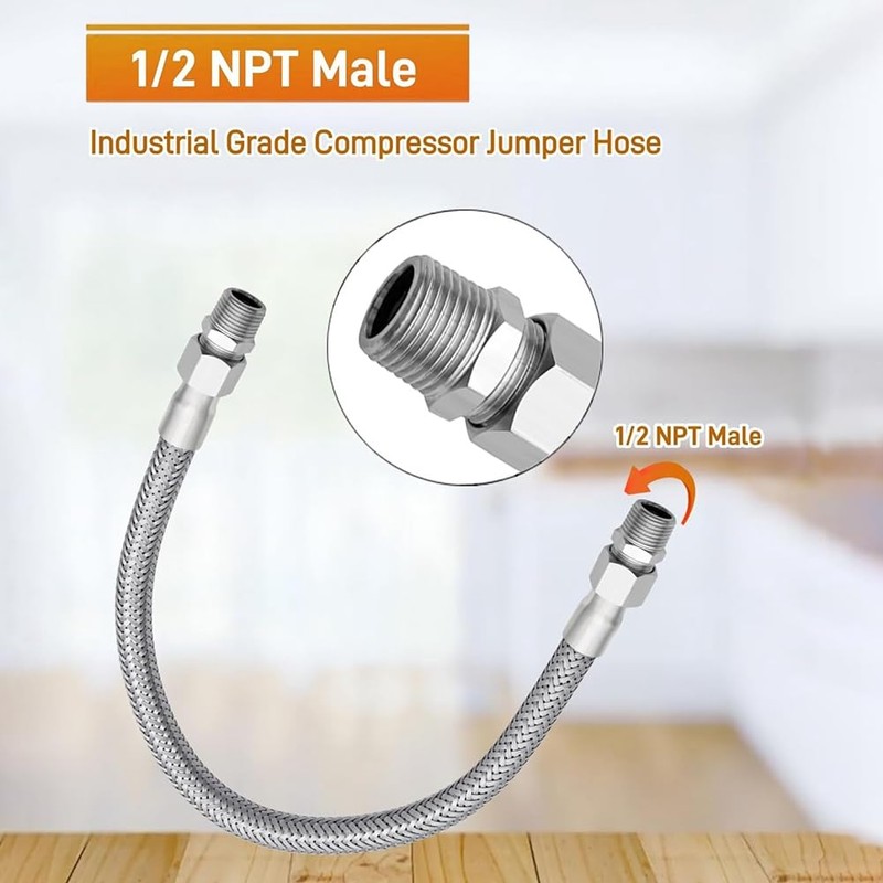 Snblzhef Jumper Hose Compressor Hose Pressure Washer Jumper Hose Industrial