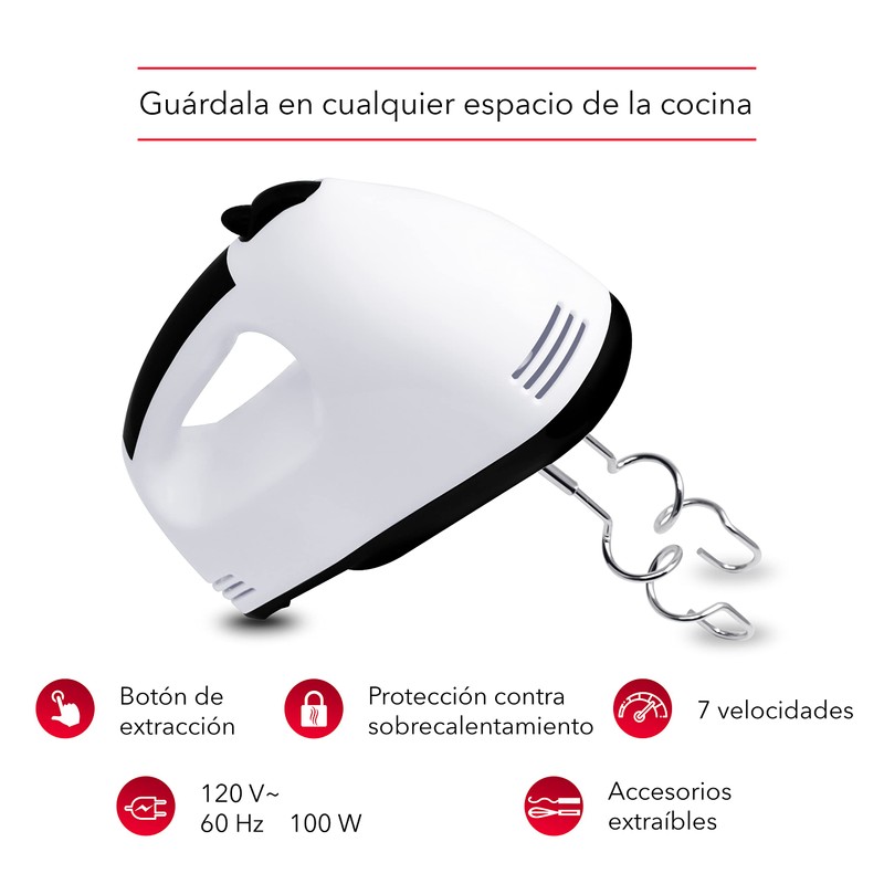 RCA Batidora de Mano 7 Velocidades RC-093