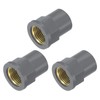 uxcell 3 Pcs PVC Pipe Fittings, 20mm 1/2 PT Female