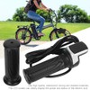 1 Pair Electric Bicycle Handlebar with LCD Power Display, Accelerator