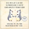 Mr. & Mrs. Panda 40 x 40 cm Cushion Penguin