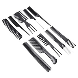 Goodland GD-COMB10 Comb Set of 10 Cutting Set Tates Tail Jumbo Mesh