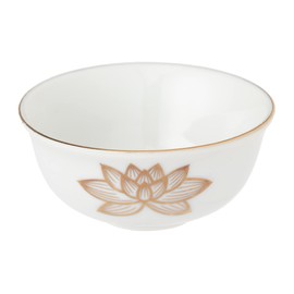 CATEGORY: Buddhist Ritual Implements God Hardware 仏壇 White Gold Lotus 小出si 6 Piece AM – tm640 