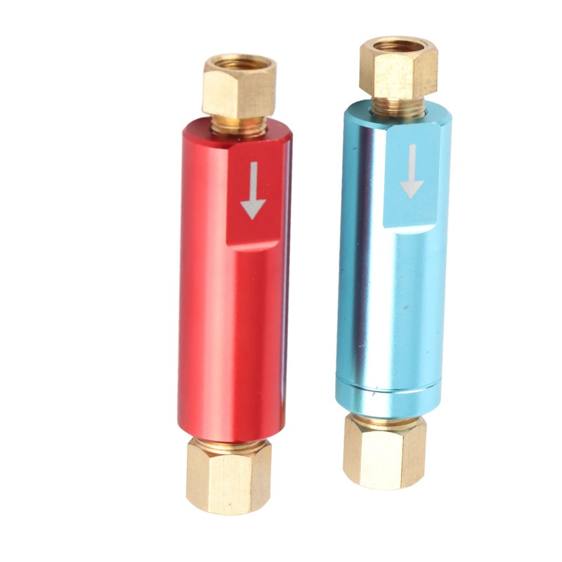 2pcs Residual Valve Metal Residual Brake Pressure Check Valve Universal