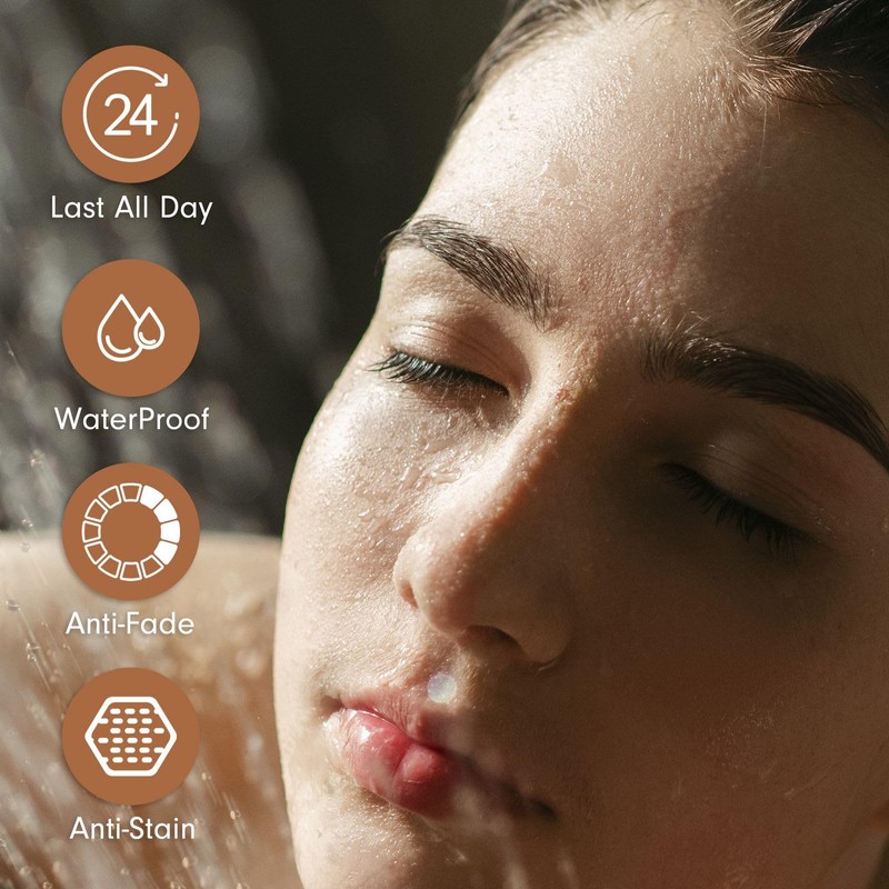 Eyebrow Pencils for Women 2-in-1 Dual-Ended, Microblading Eyebrow Pen 4-Fork-Tip