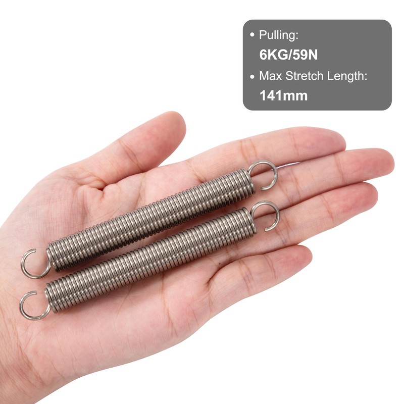 GUNGY Tension Springs with Hooks Stainless Steel Tension Spring Tension