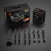 ARESGAME AGT Series 850W Power Supply, 80+ Gold Certified, Fully