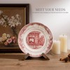 ANBOXIT 4.5 Inch Plate Stand Display - Wooden Picture Frame
