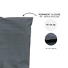 Straame 60 Mixed Size Grey Mailing Postal Bags, Self-Seal Closure