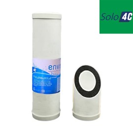 Envig 4C Catalytic Carbon Water Filter Cartridge, Removes Chloramine, Hydrogen Sulfide, 10" x 2.5", Reverse Osmosis System Pre-Filter for Express Water, iSpring, APEC RO systems