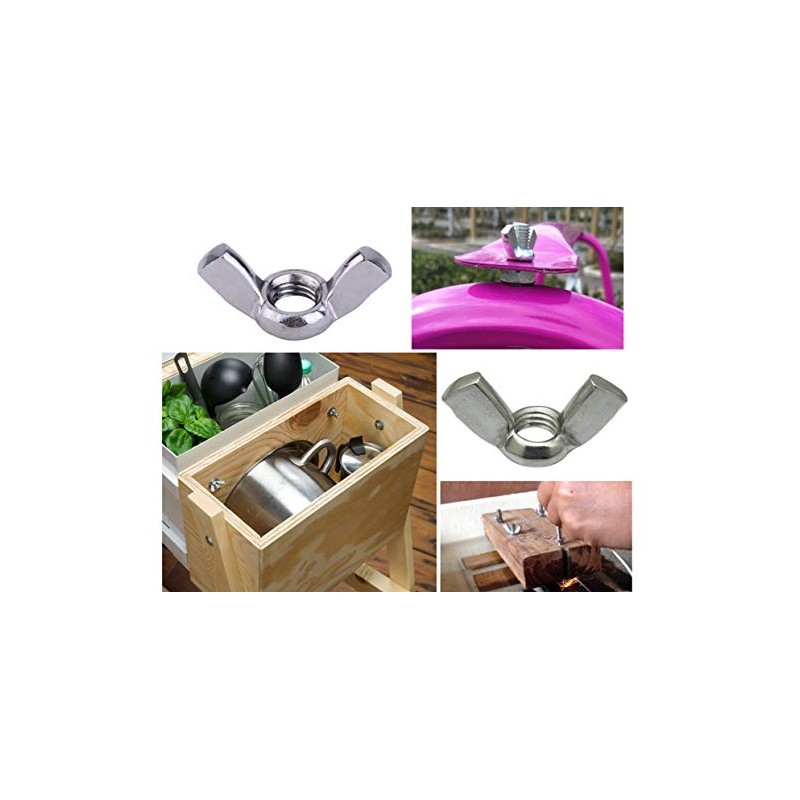 LBY 120 tuercas de ala, M3/4/5/6/8 kit de surtido de