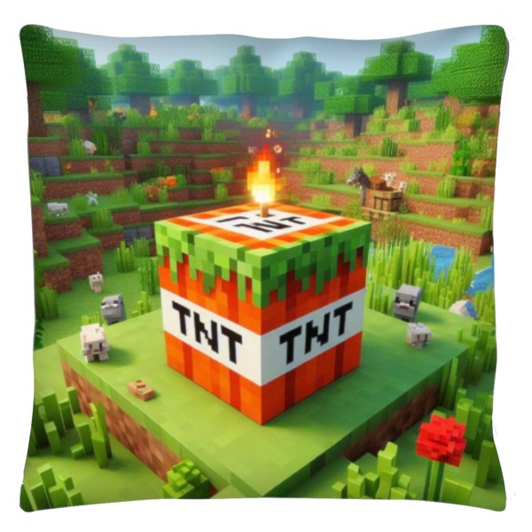 The Beach Stop Gamer TNT Accent Cushion Cover | Fun