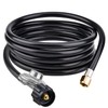 Onlyflame 12 Feet Universal QCC1 Low Pressure Propane Regulator Grill