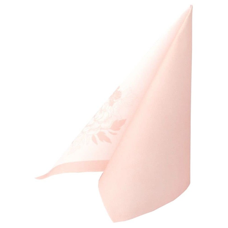 50 Napkins Flower 40 x 40 cm Fabric-Like Airlaid –