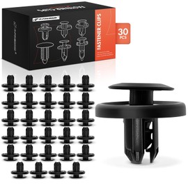 A-Premium 30PCS Nylon Fender Liner Retainer Plate Clips Compatible with Subaru Outback 2013-2018, Impreza 2012-2018, Legacy 2011-2018, BRZ 2013-2018, Tribeca 2011-2014, WRX STI - For 8mm Hole