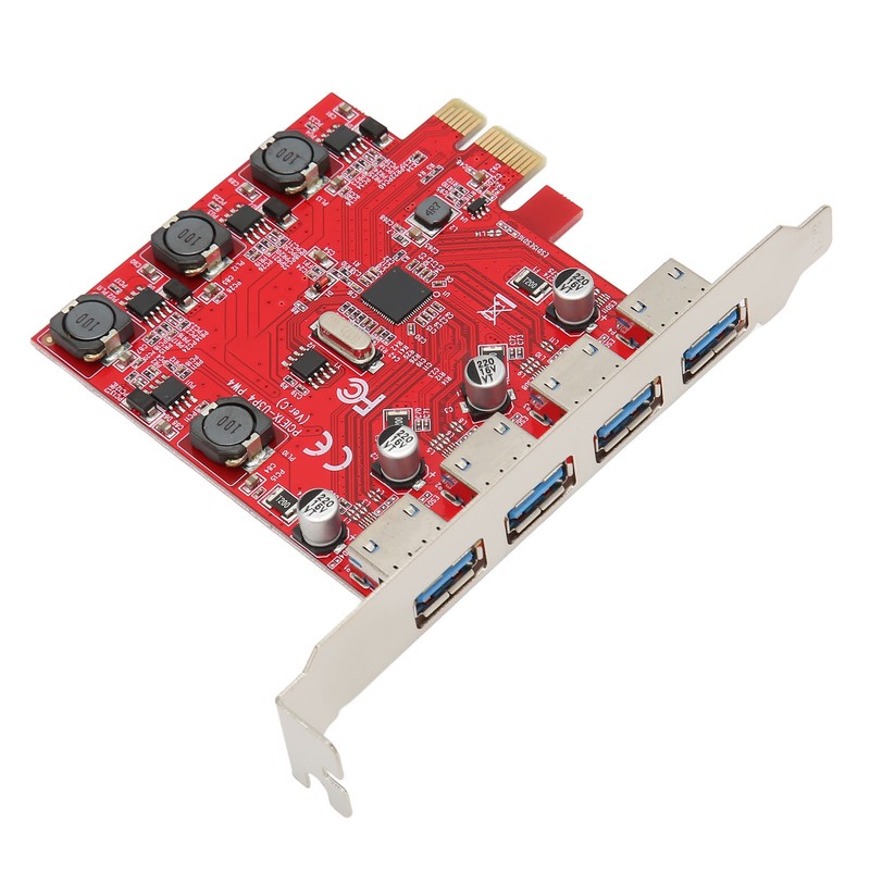 4 Ports 5Gbps USB 3.0 PCI Express Expansion Card for