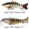 Voyagers Fishing Lures Head Soft Plastic with Paddle Tail Swimbait