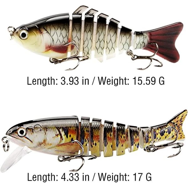 Voyagers Fishing Lures Head Soft Plastic with Paddle Tail Swimbait
