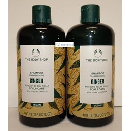 Body Shop Ginger Scalp Care Shampoo, 13.5fl oz 400ml (Two Bottles)