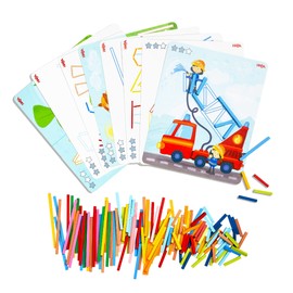 HABA Stabix Wooden Arranging and Matching Game: Montessori Toys for 3+ Year Old, Fine Motor Games Activity & Preschool Learning Toys