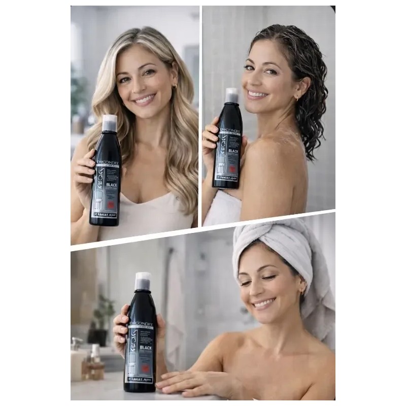 Shampoo Matizador Negro Para Cabello Platinado Sin Sal 250ml