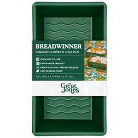 Great Jones Breadwinner (Broccoli) | Nonstick Loaf Pan for Bread, Cakes & More | Aluminized Steel with Easy Release Coating | Oven-Safe to 450°F | Even Heat Distribution | Dishwasher-Friendly