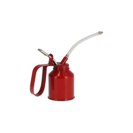 Retro Oil Can Red Tin with Pump Function 200 ml