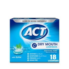 Act Dry Mouth Mint Lozeng Size 18ct