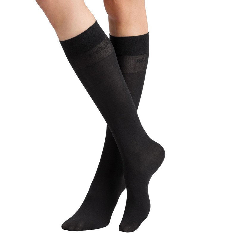 Hudson Women's Knee-High Socks, Grey (Anthrazit 0545), Size 6/8