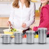 BORDSTRACT 3.7 x 4.6in Stainless Steel Airtight Canisters, Airtight Canister