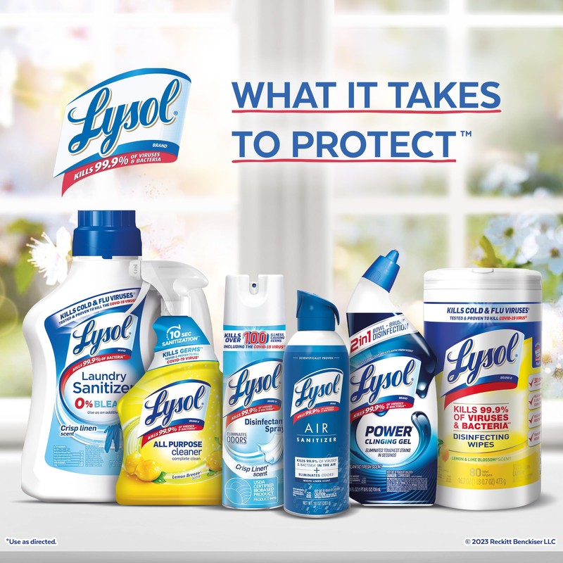 Lysol Automatic In-The-Bowl Toilet Cleaner, Cleans and Freshens Toilet Bowl,
