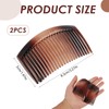 Set of 2 hair combs for plug-in, hair comb, high-quality