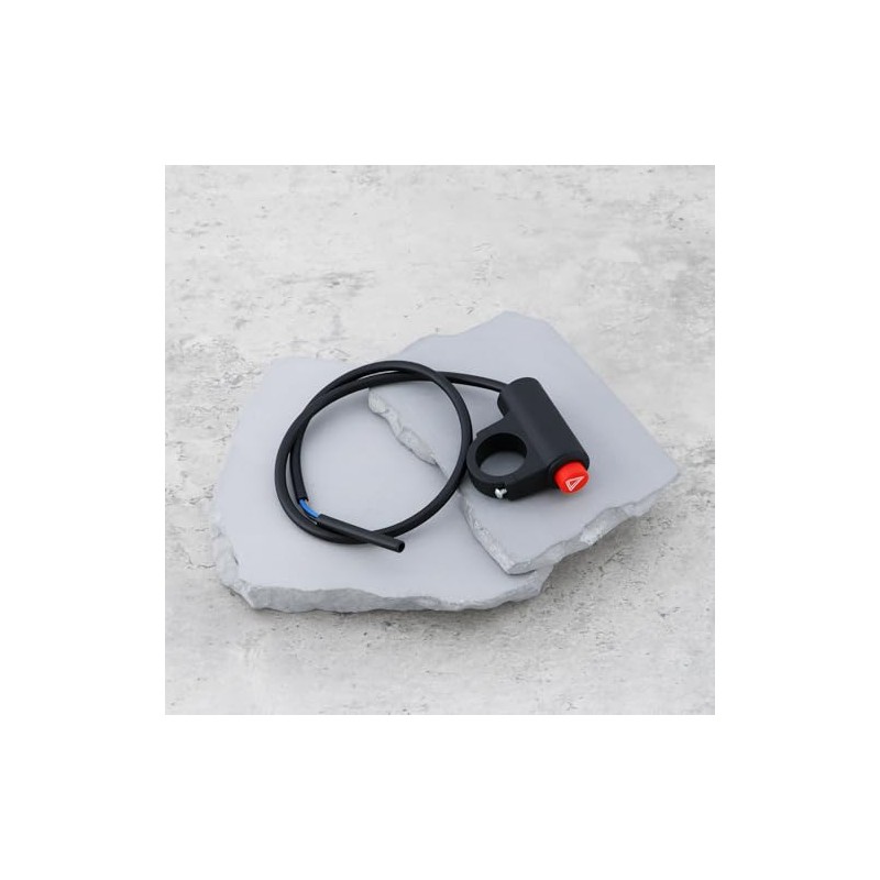 Motorcycle Hazard Warning Light Switch 12V Double Hazard Indicator Handlebar