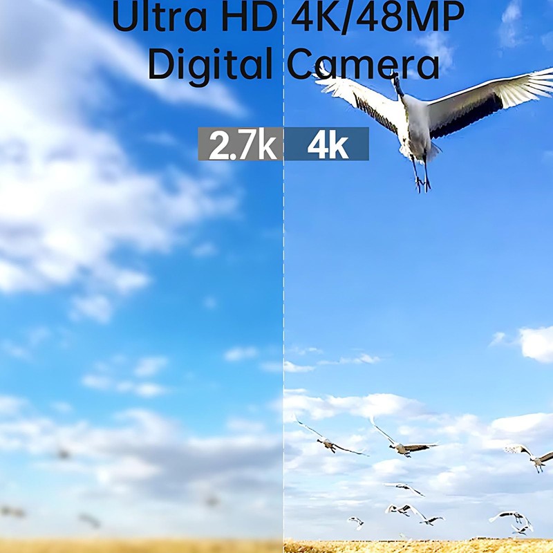 Dpofirs 4K Digital Camera for Photography, Autofocus 48MP Vlogging Camera