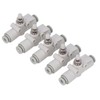 5PCS Throttle Valve Straight Through PVC Regulating Valve Pneumatic Fittings