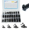 WZHUIDA 1080 Pieces M2 M3 M4 M5 Screws Set, Black