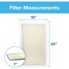 Filtrete 6-Pack of Filtrate 16x20x1 AC Furnace Air Filters MERV 5  MPR 300