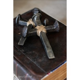 Handmade Rustic Railroad Spike Cross