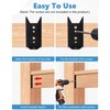 40 Pack 2x4 Fence Brackets for Wood Rail,18 Gauge |